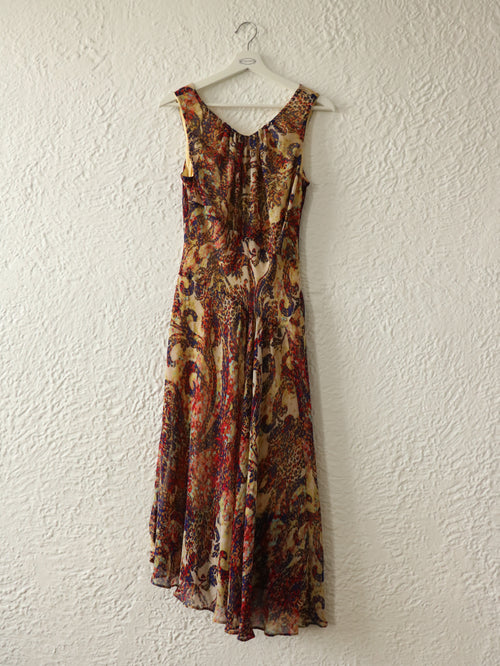 Y2K Drop-Waist Swing Dress - Size Medium