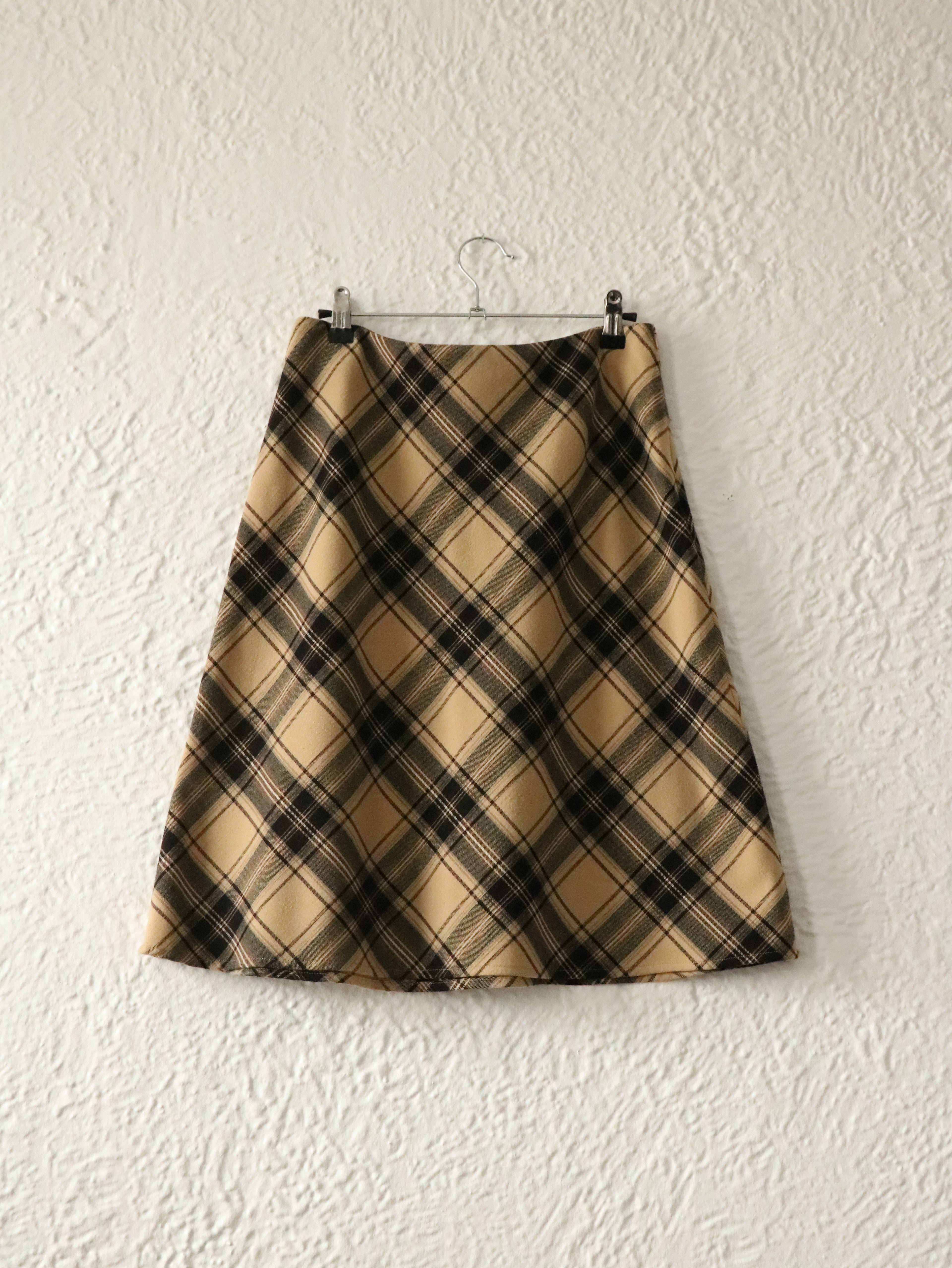 Y2K Perfect Plaid Midi Skirt - Size 4