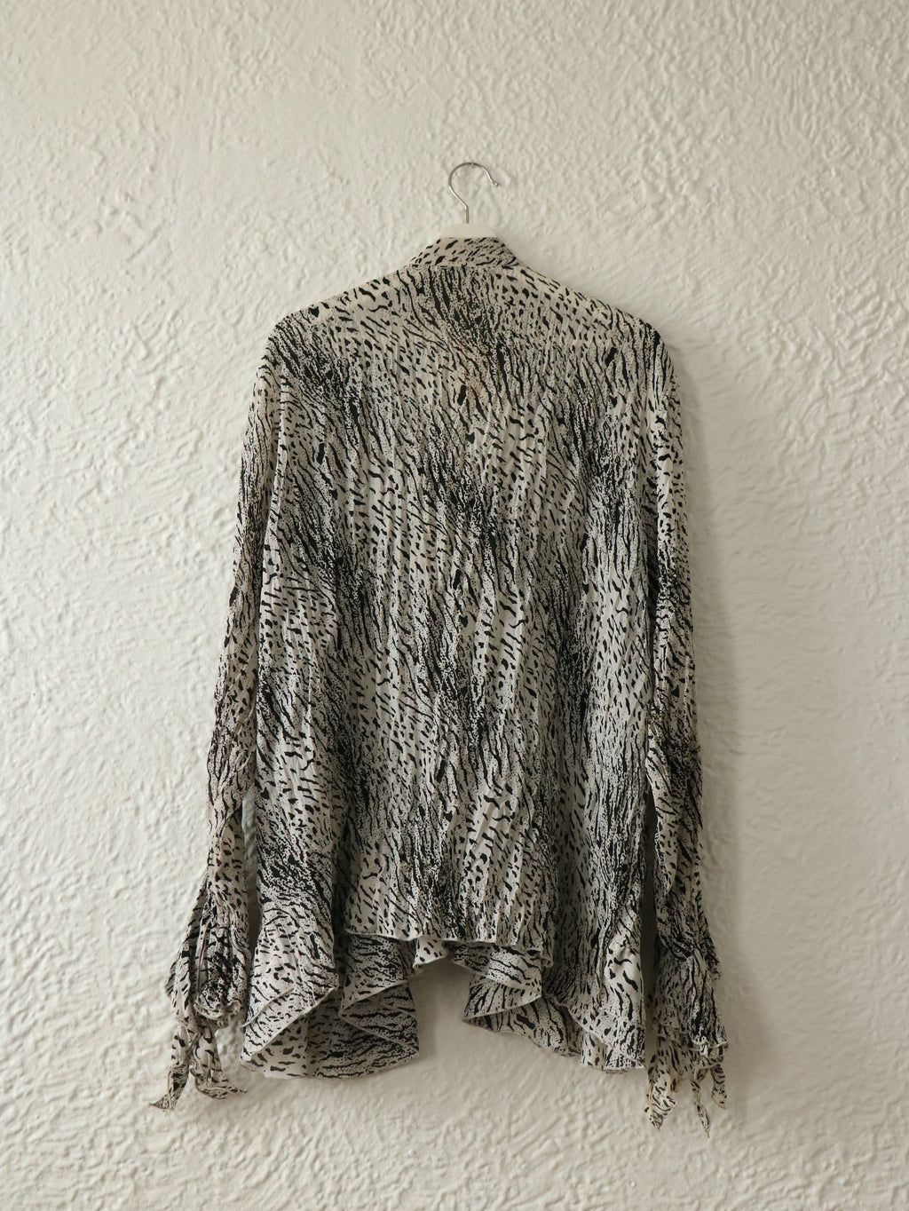 Y2K Zebra Print Swing Blouse - Size 3X