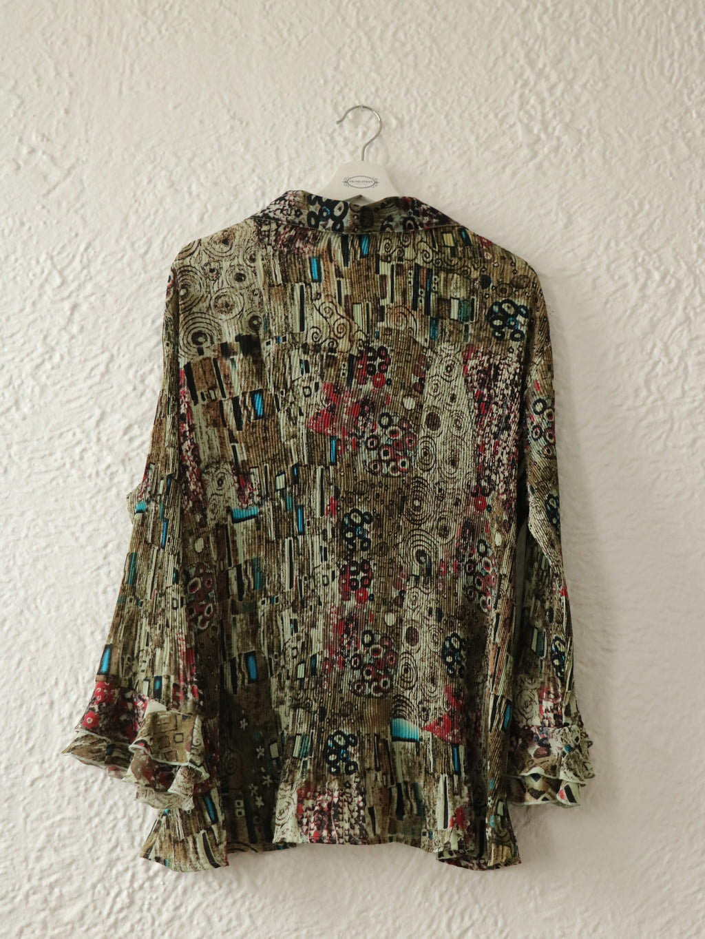Y2K Art Print Swing Blouse - Size 18/20W (XL/XXL)