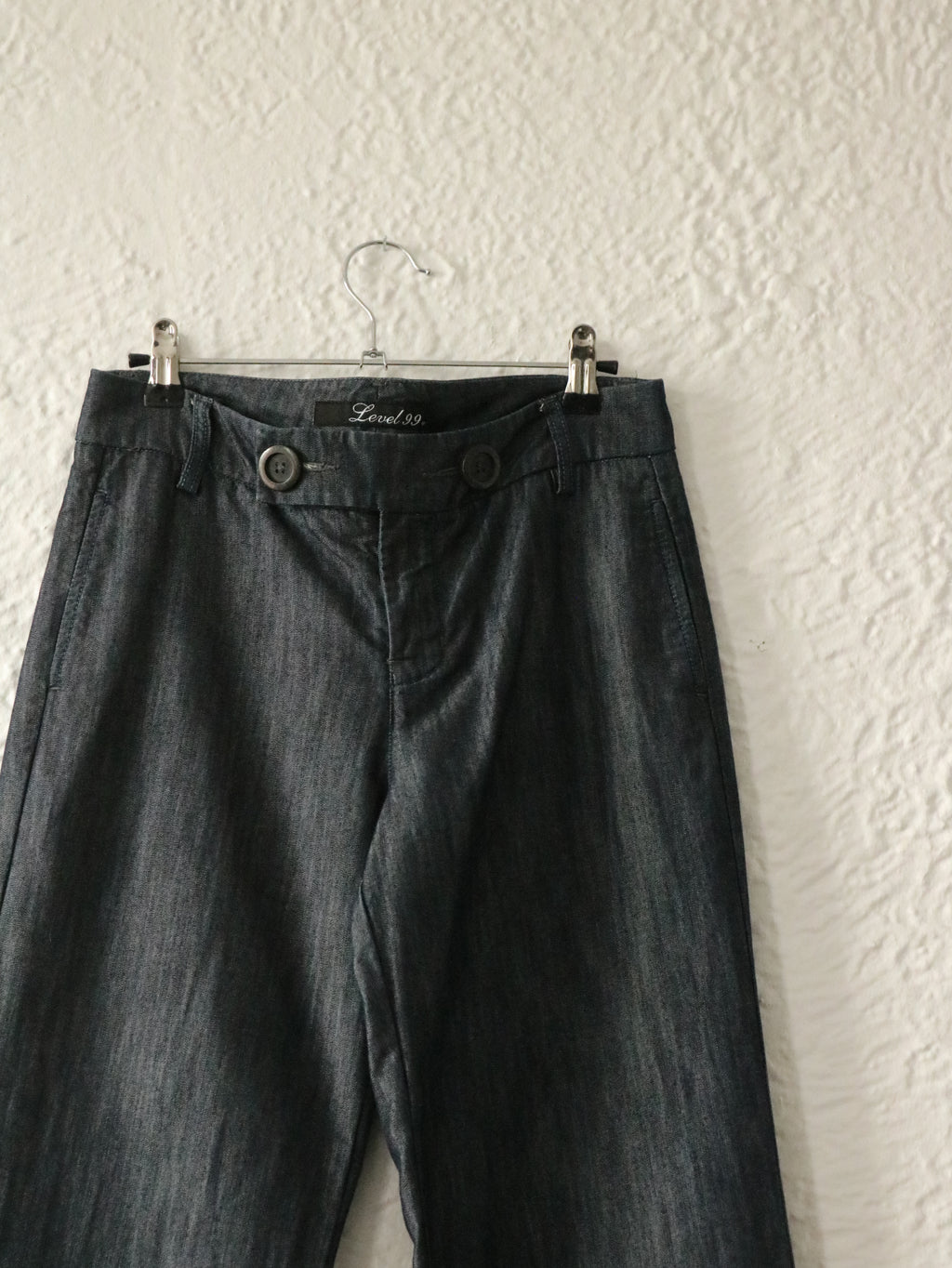 Y2K Wide Leg Denim Trousers - Size 30W/34L