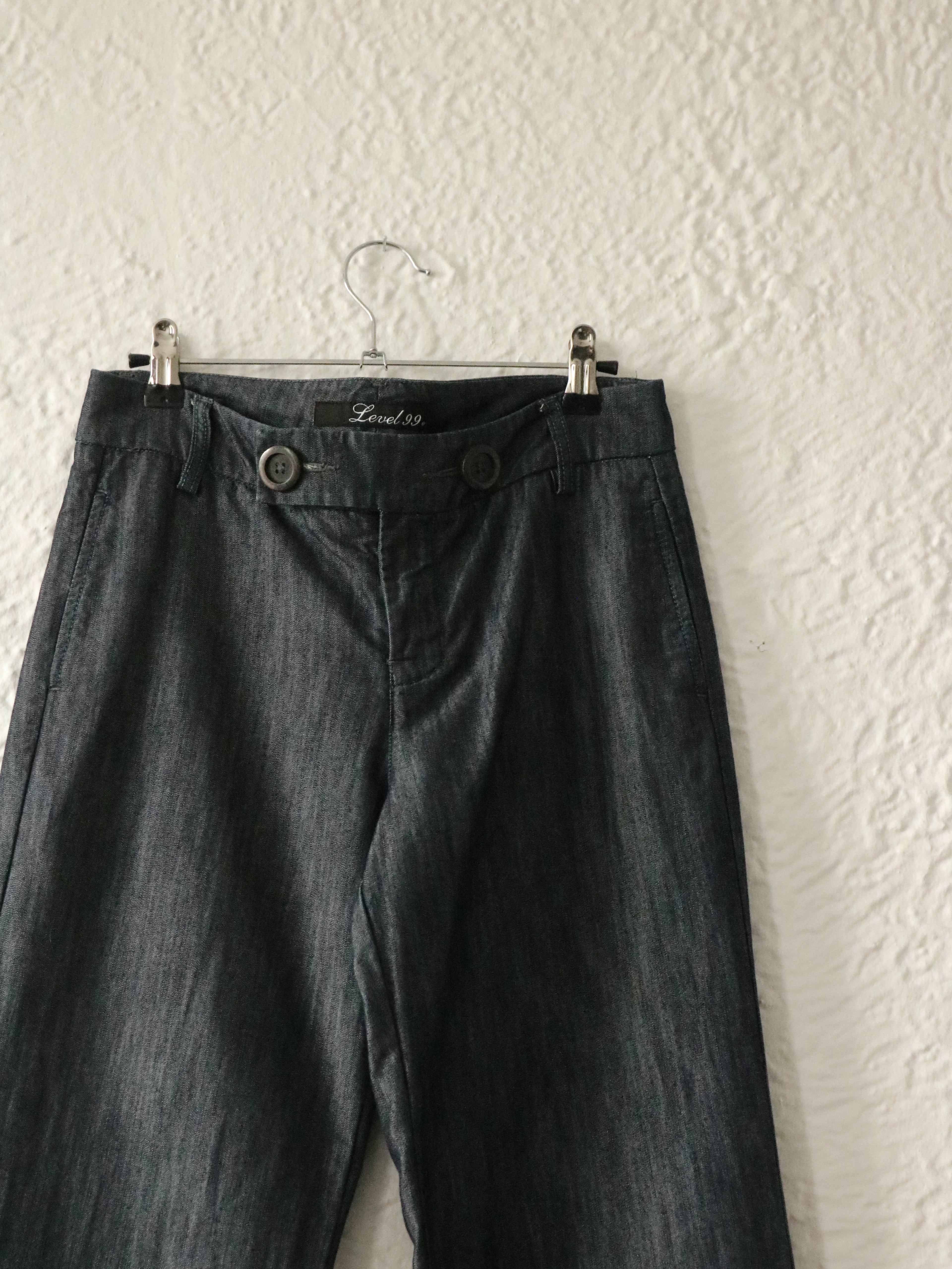 Y2K Wide Leg Denim Trousers - Size 30W/34L